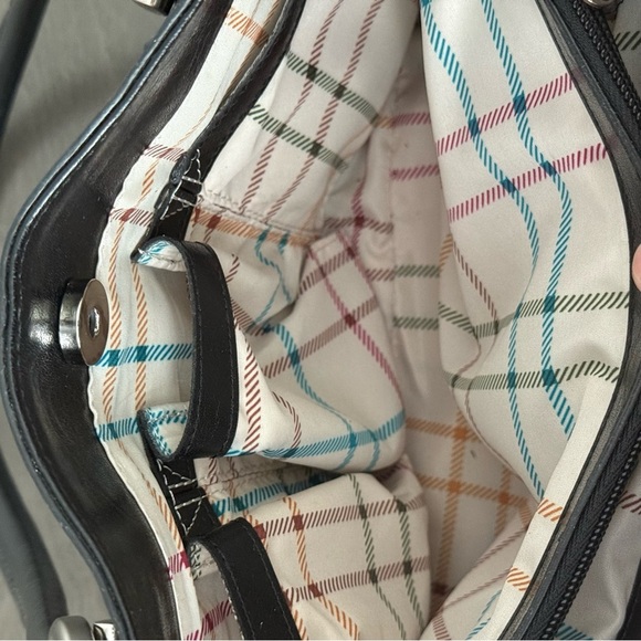 LIZ CLAIBORNE Black Shoulder/Hobo Handbag - Picture 12 of 13